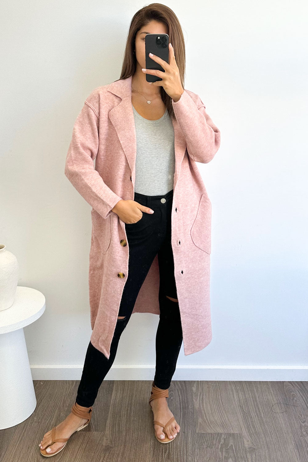 Annabelle Coat - Pink