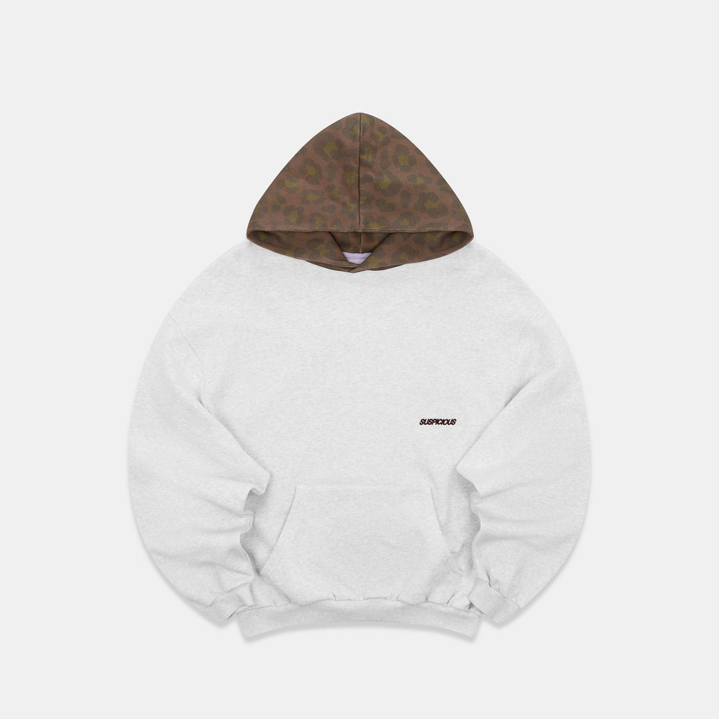 Leopard / Base Hoodie - Neutral Heather