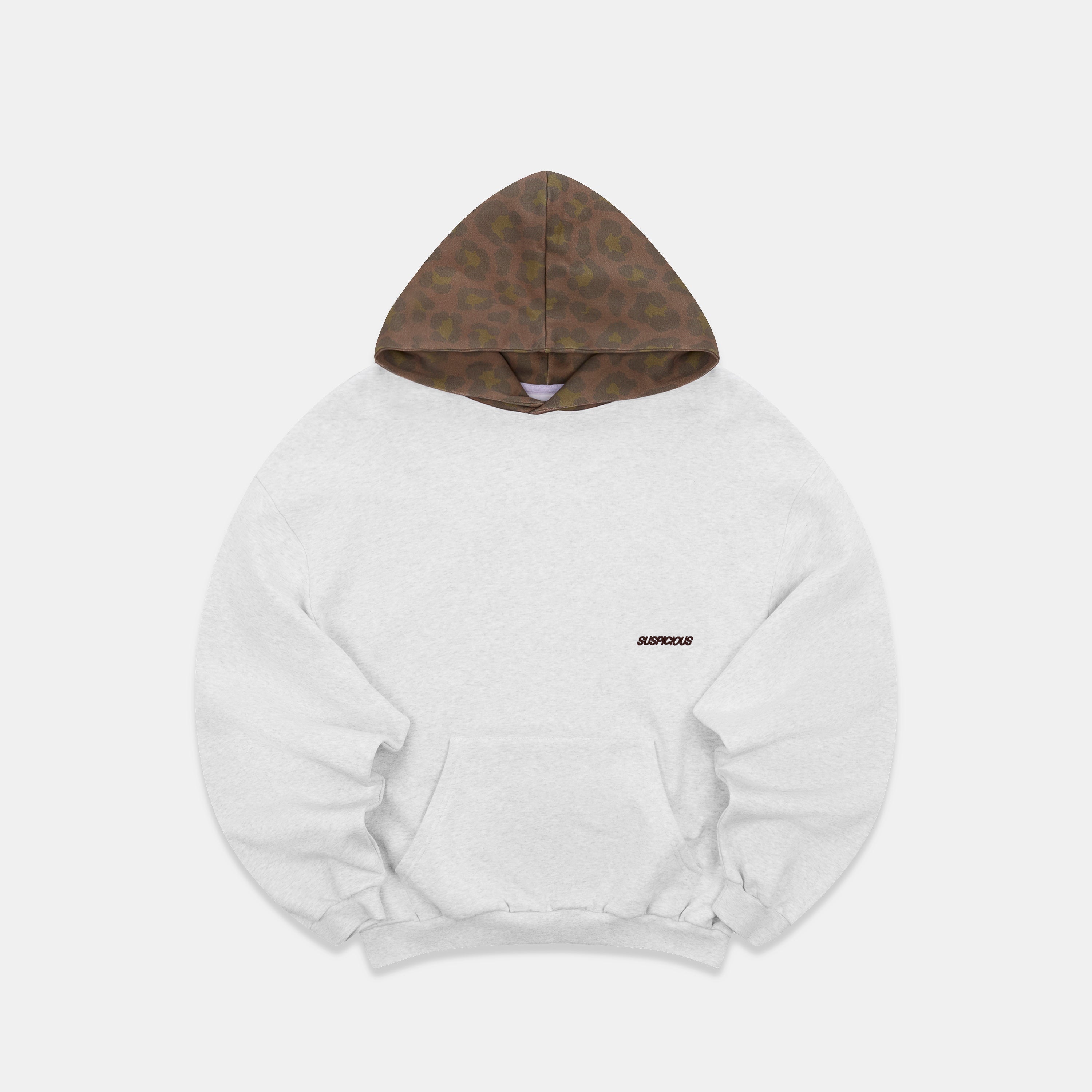 Leopard / Base Hoodie - Neutral Heather