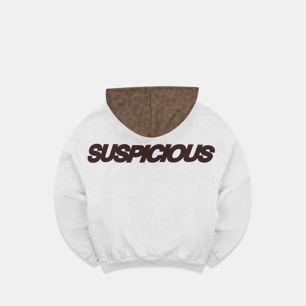 Leopard / Base Hoodie - Neutral Heather