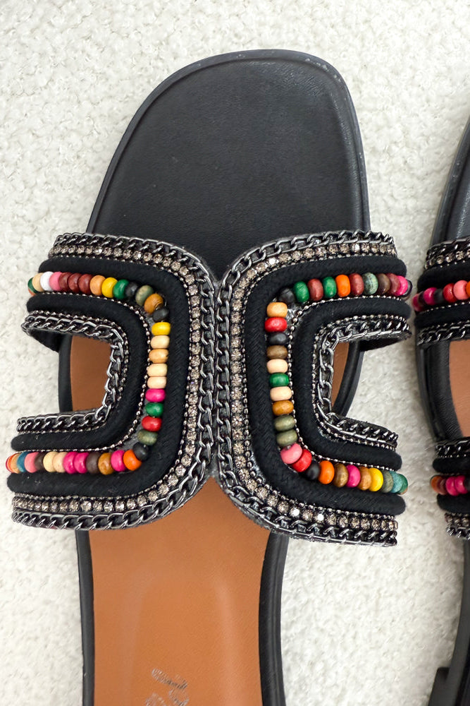 Lina Slides - Black