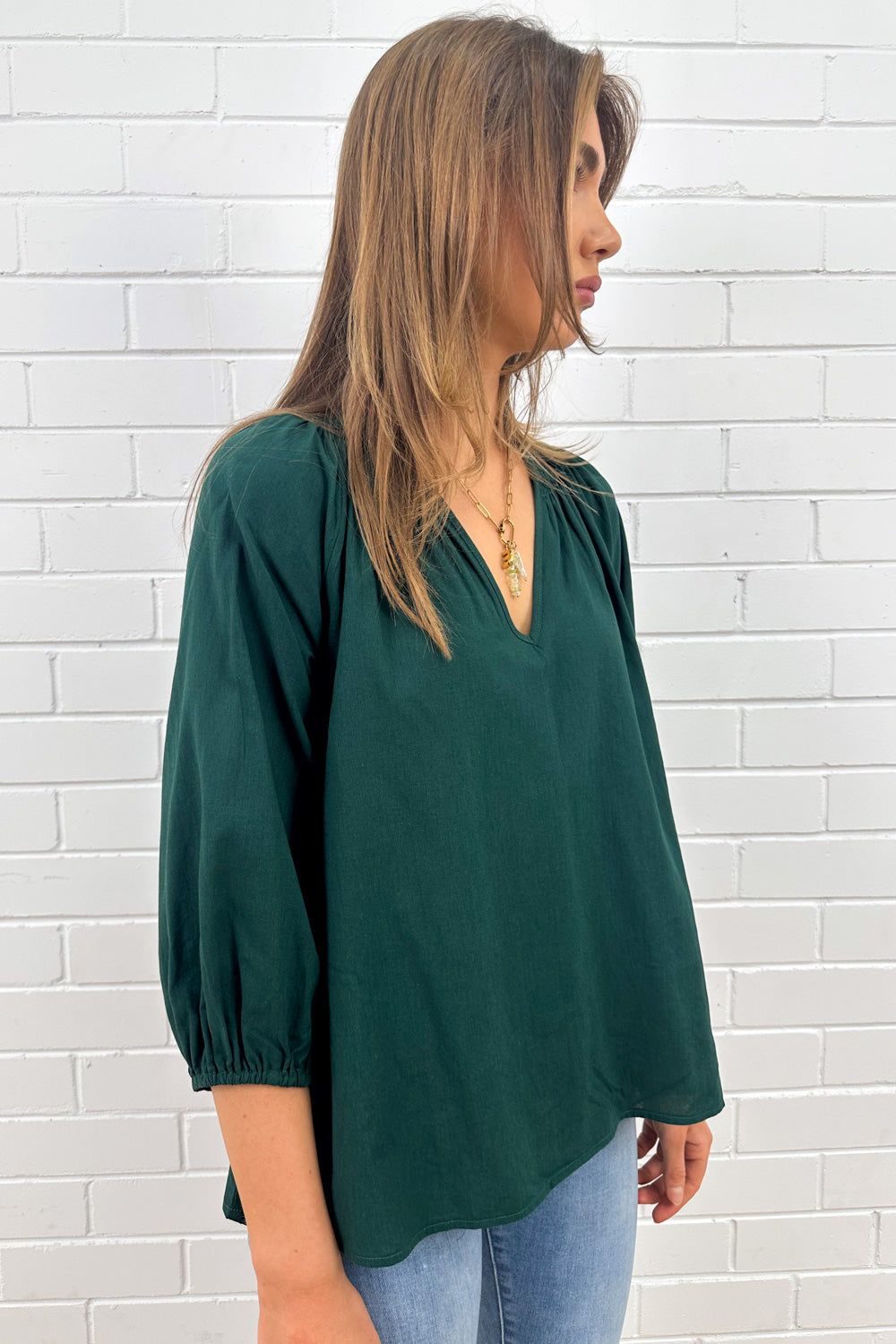 Vienna Top - Emerald