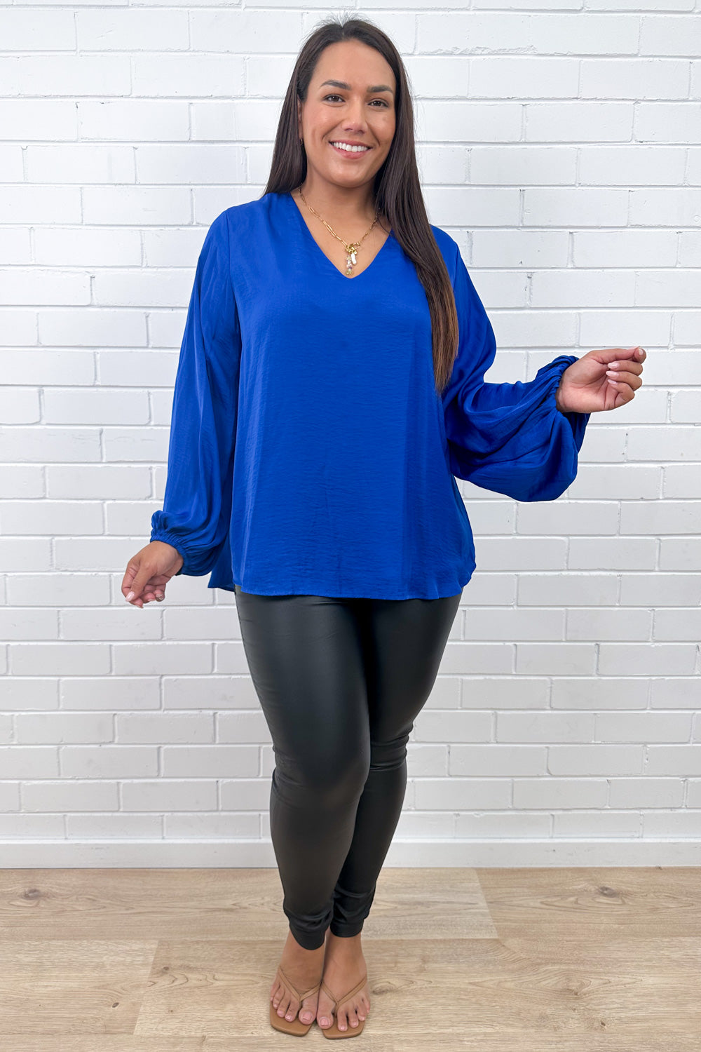 Yvonne Blouse - Cobalt Blue