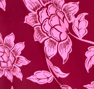 Addison Pants - Pink Multi Leaf